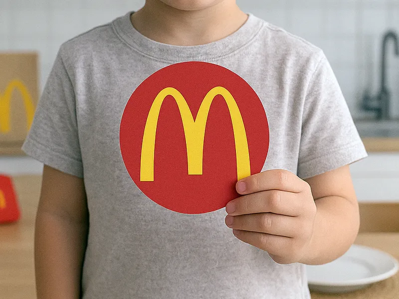 Coasters with Logos of fast food chains