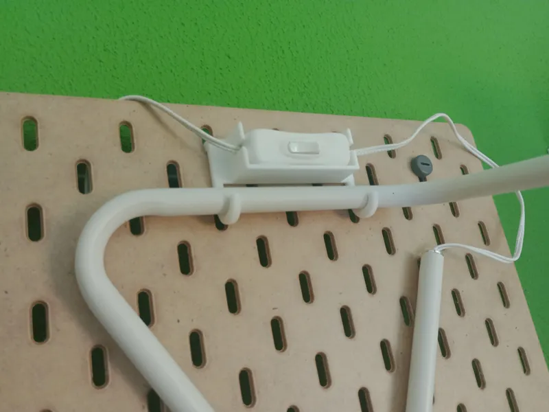 Parametric Skadis Switch Holder with Hooks