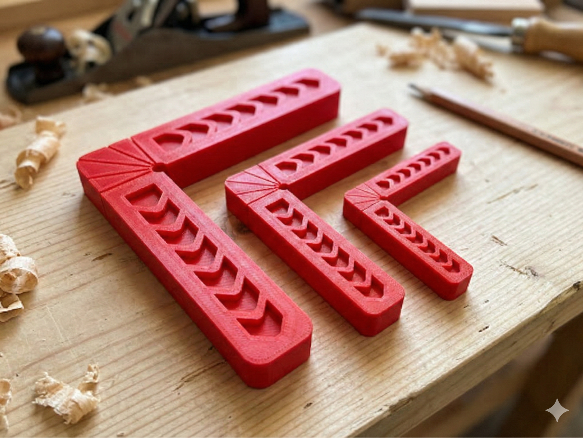 Right-Angle Square for Woodworking & Masonry