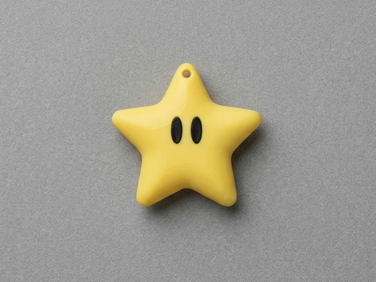 Super Mario Star - Keychain - No AMS