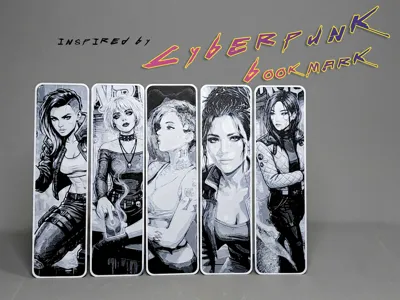 Inspired by Cyberpunk 2077 Bookmark collection