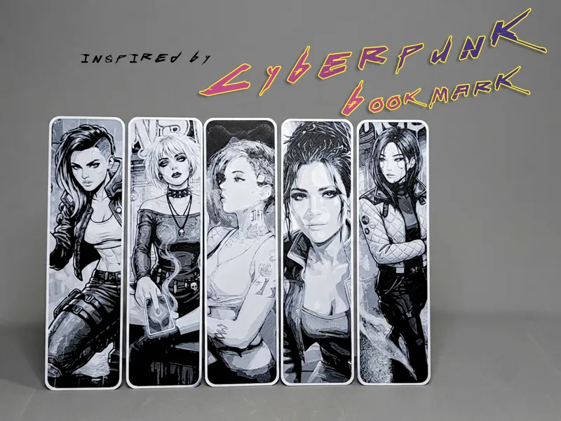 Inspired by Cyberpunk 2077 Bookmark collection