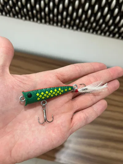 popper fish lure - Free 3D Print Model - MakerWorld