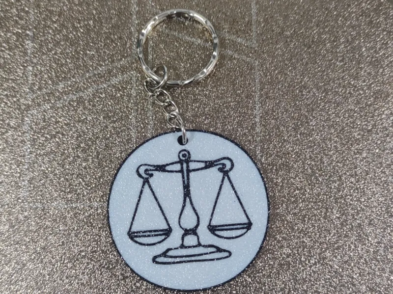 Libra Keychain 