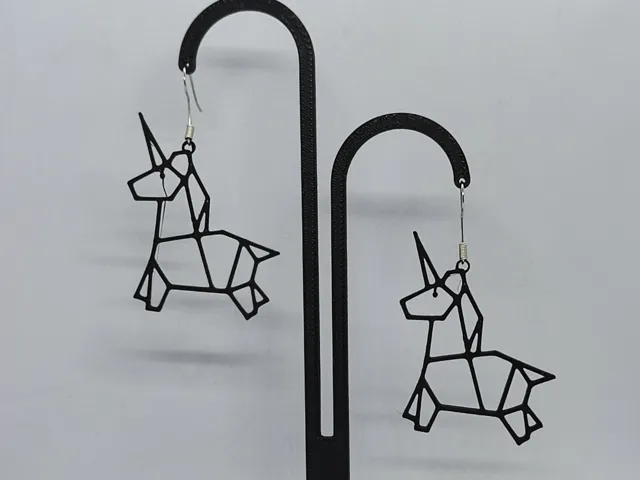 Pendientes Unicornio Prisma