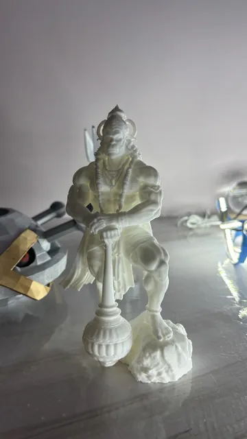 Letrero o emblema decorativo: Hanuman Ji 3D Model — vista de referencia 3