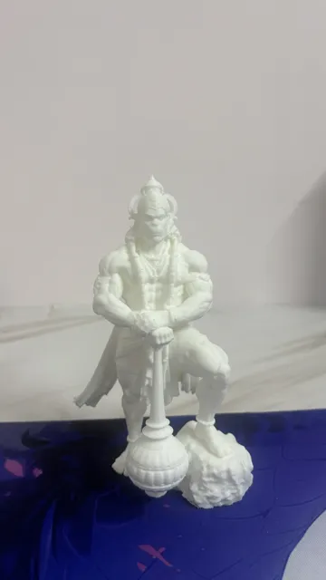 Letrero o emblema decorativo: Hanuman Ji 3D Model — vista de referencia 5