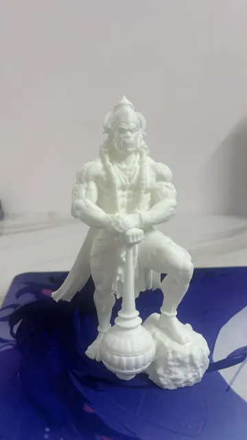 Letrero o emblema decorativo: Hanuman Ji 3D Model — vista de referencia 4
