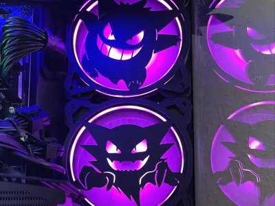 Fan cover 120mm Gengar, Haunter, Gastly