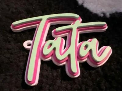 Tata (Papa) Keychain. 
