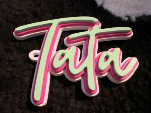 Tata (Papa) Keychain.