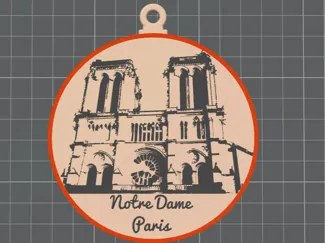 Ornement de Notre Dame Paris