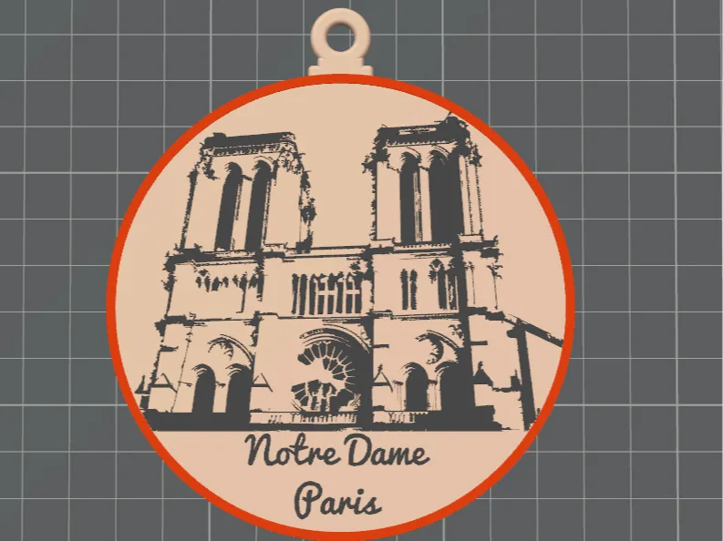 Ornement de Notre Dame Paris