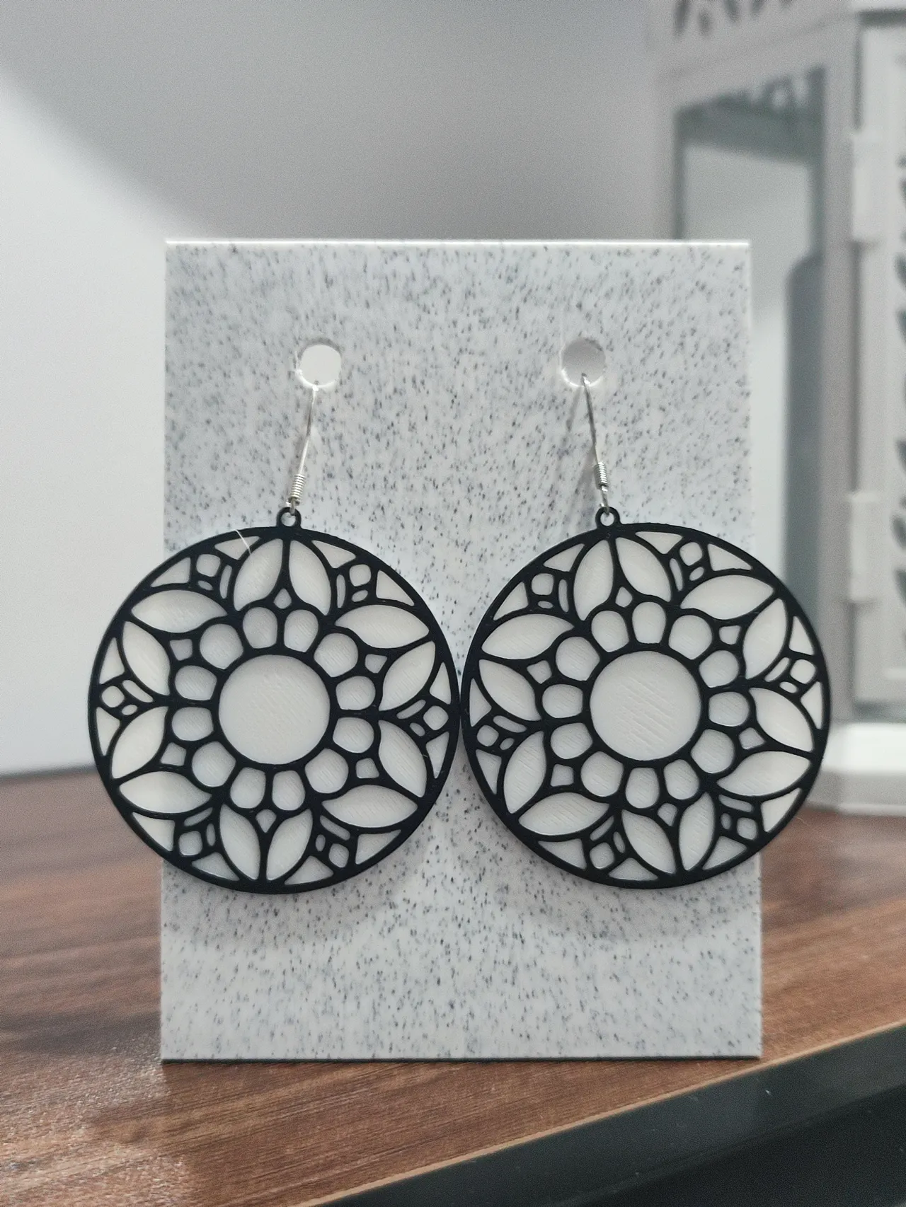 Aretes Flor de la Vida Bitono view 3