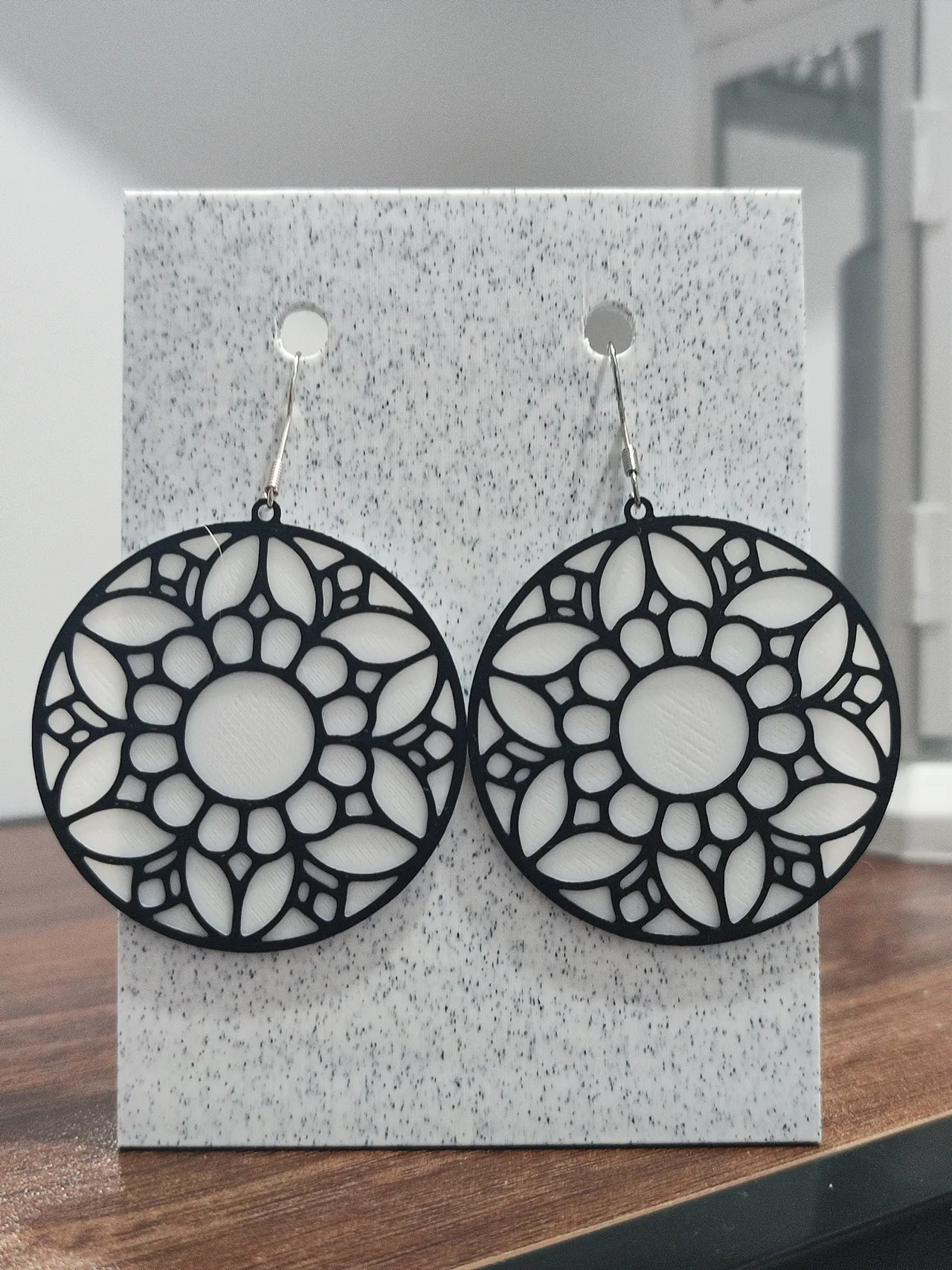 Aretes Flor de la Vida Bitono view 4