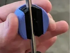 Quick grab vertical screwdriver holder