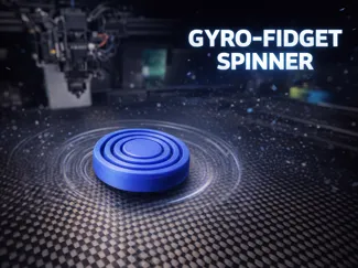 Gyro‑Fidget + Spinner (2‑in‑1!)