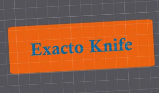 Exacto Knife set lid.