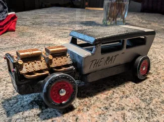 Pinewood Derby Shell - Rat Rod