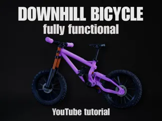 Mini Full Suspension downhill bicycle