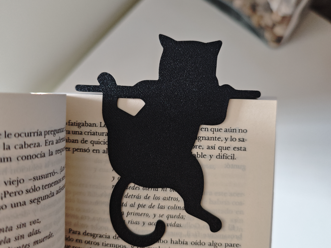 #2 Climbing cat BookMark /Edge sitter/Door Stopper
