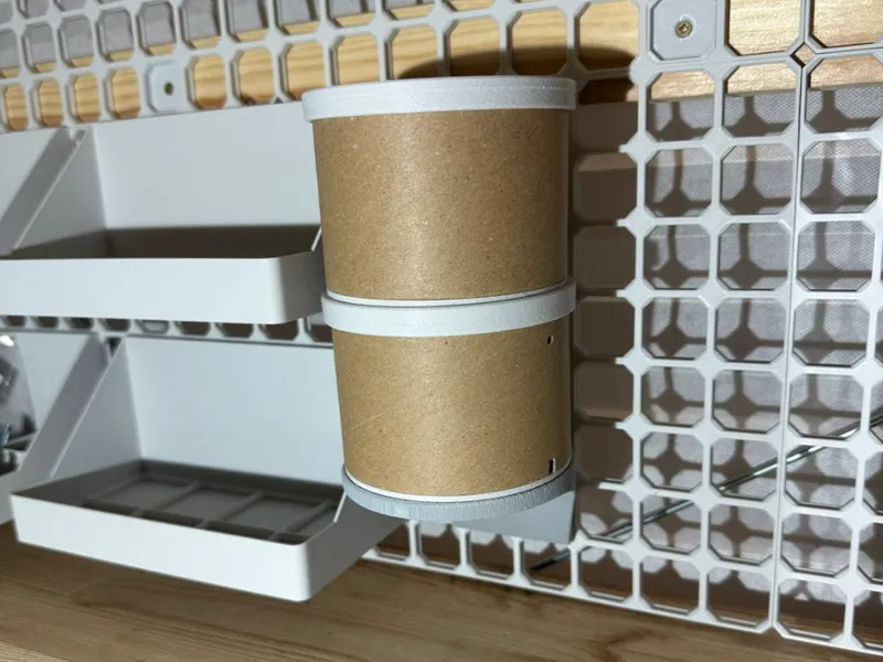Stackable Bambu Spool Core Pot with OpenGrid Stand