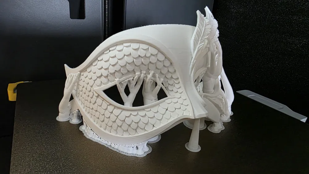 Scale Mask Models Feather & Scale Mask - Free 3D Print Model - MakerWorld