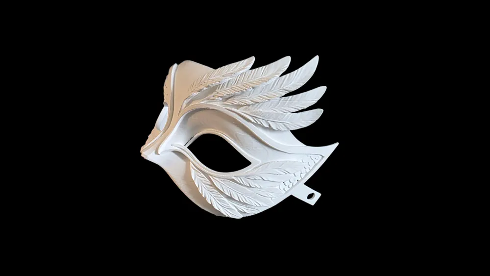 Scale Mask Models Feather & Scale Mask - Free 3D Print Model - MakerWorld