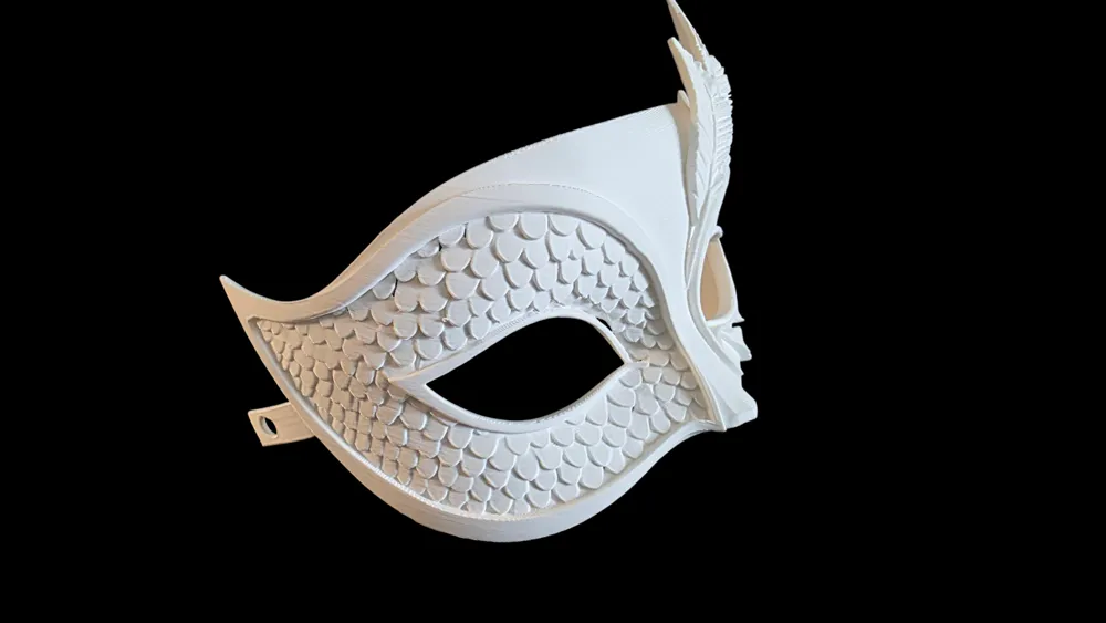 Scale Mask Models Feather & Scale Mask - Free 3D Print Model - MakerWorld