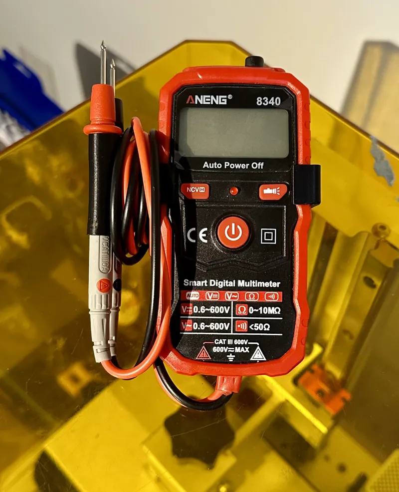Probes holder Aneng 8340 multimeter