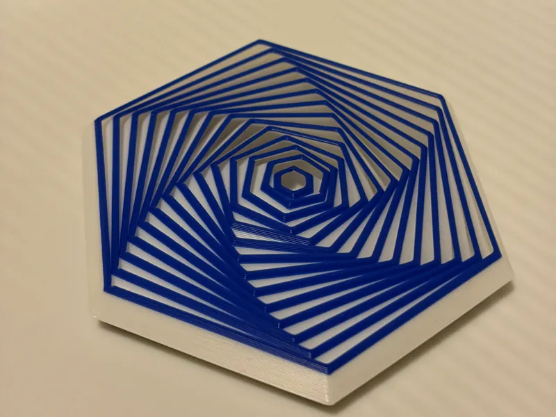 Hexagon fidget multiclour 