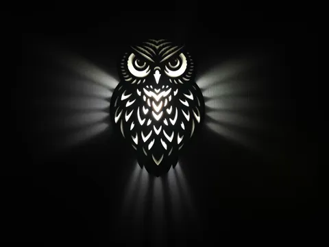 Owl Lamp view 2