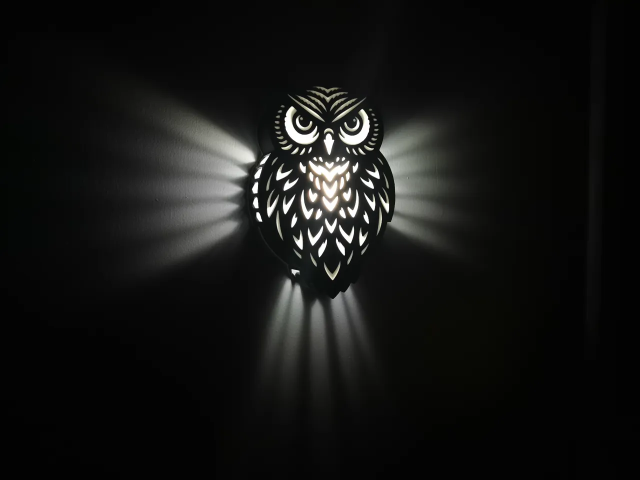 Owl Lamp view 4