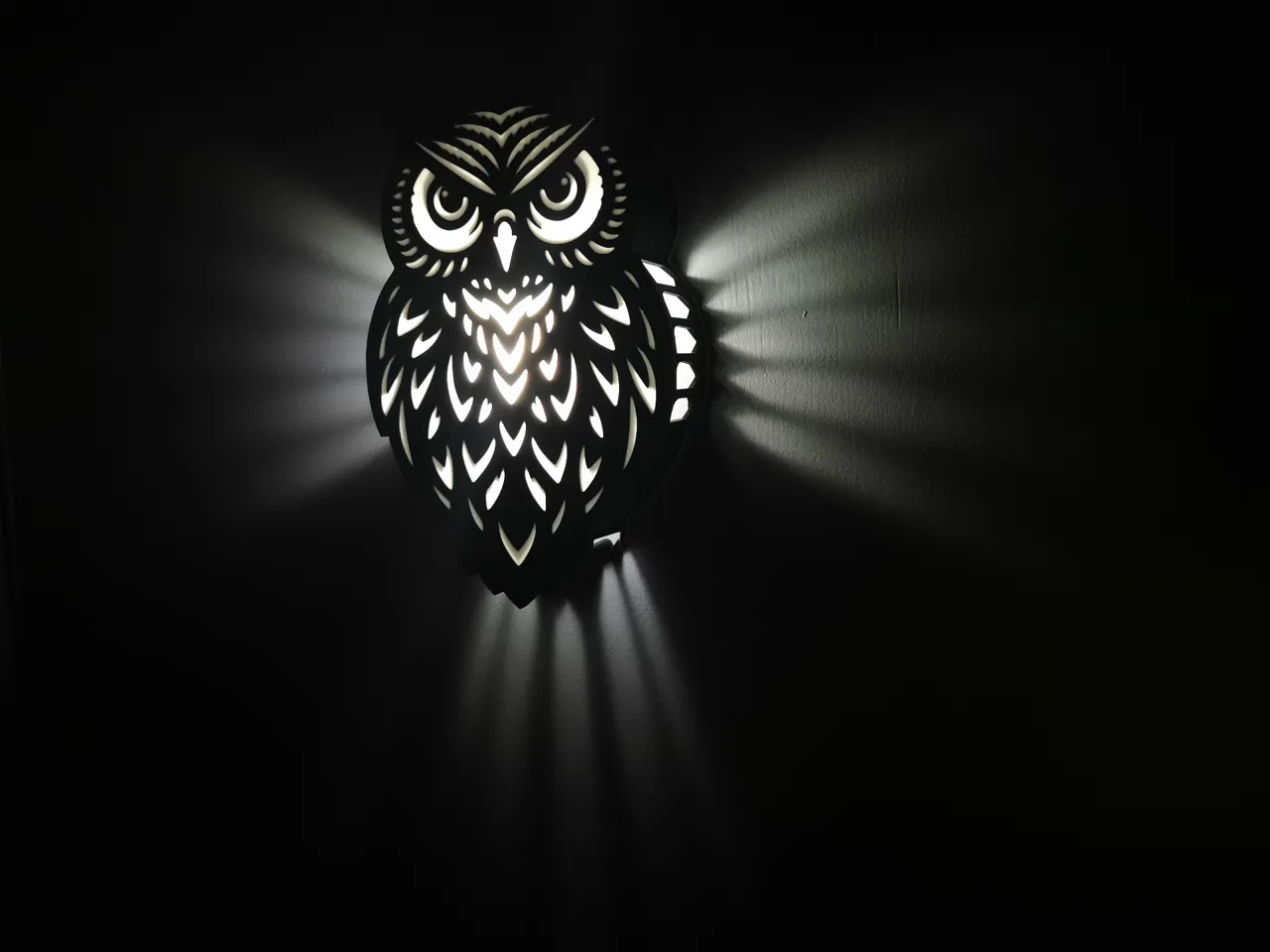 Owl Lamp view 3