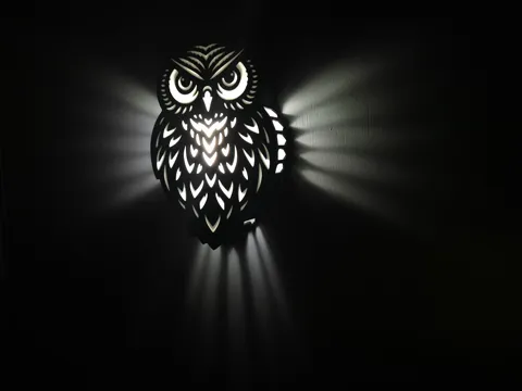 Owl Lamp view 3