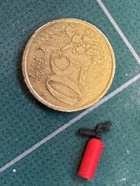 Print In two parts, no AMS needed, but helps, scaled to 1:32