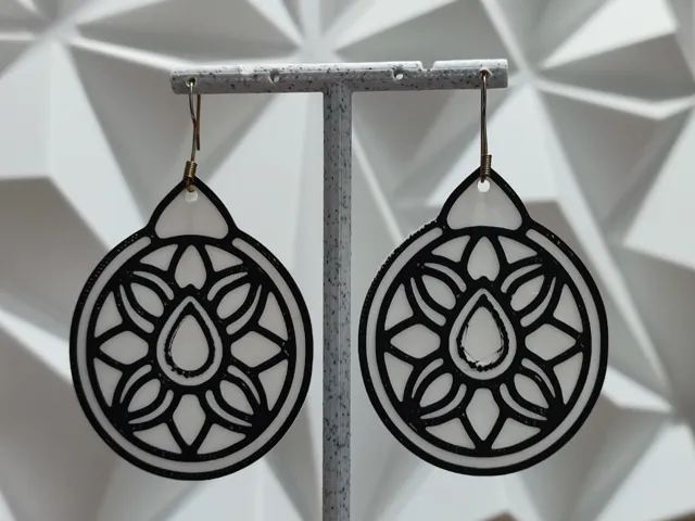 Aretes Dalia Nocturna