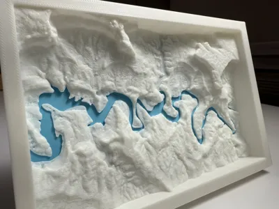 Mini Topographic Mini Topographic Canyon by Visual ThinkerMakerWorld: Download Free 3D ...