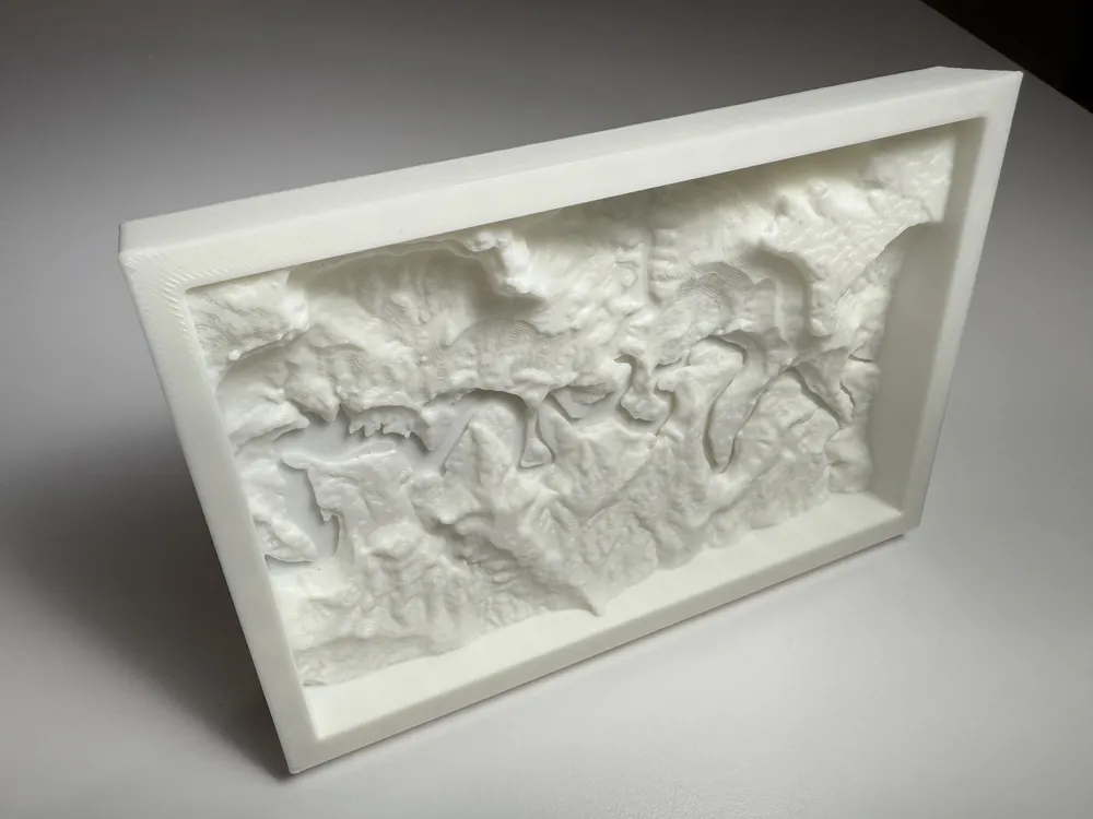 Mini Topographic Mini Topographic Canyon by Visual ThinkerMakerWorld: Download Free 3D ...