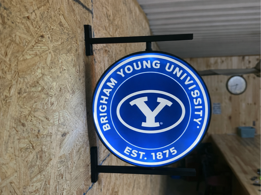 BYU sign