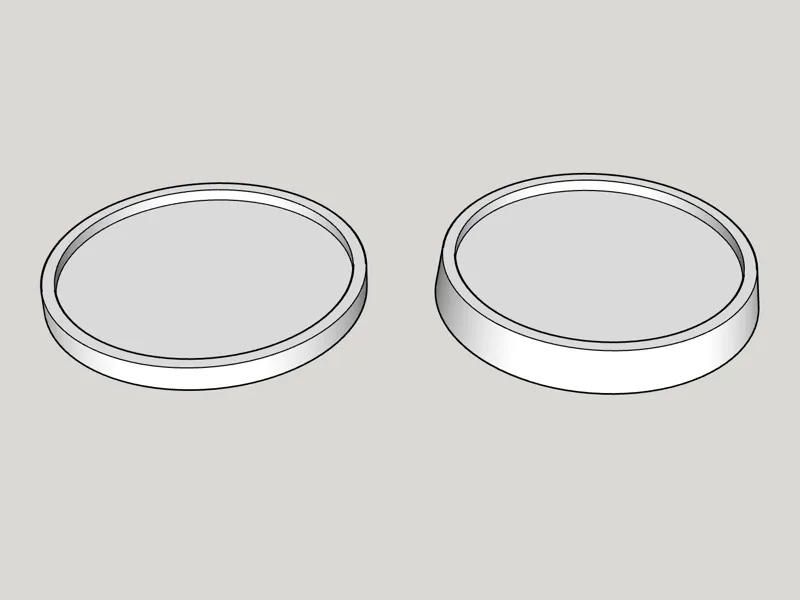 25mm base for minis with built in puddle bases