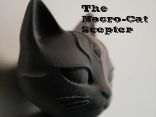 The Necro-Cat Scepter (Dark Fantasy Edition)