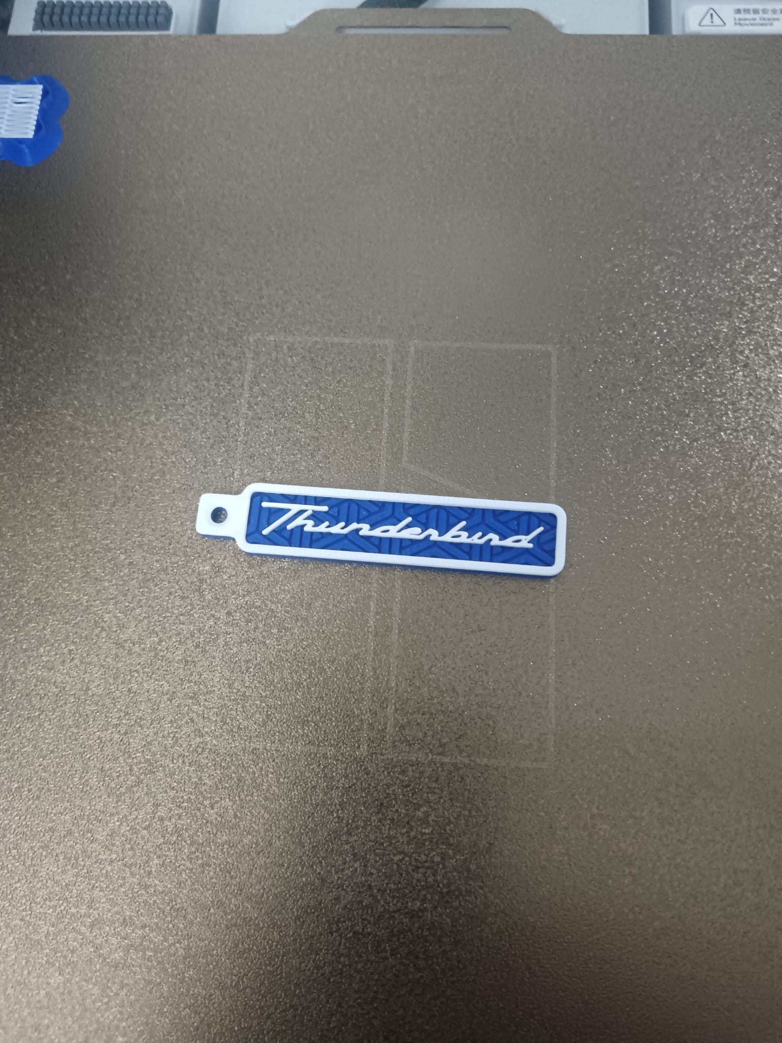 Miniatura 1 do modelo 3D Thunderbird Keyring