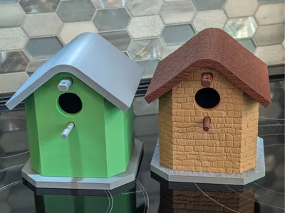 Charming Hanging Birdhouse - (Smooth & Textured)