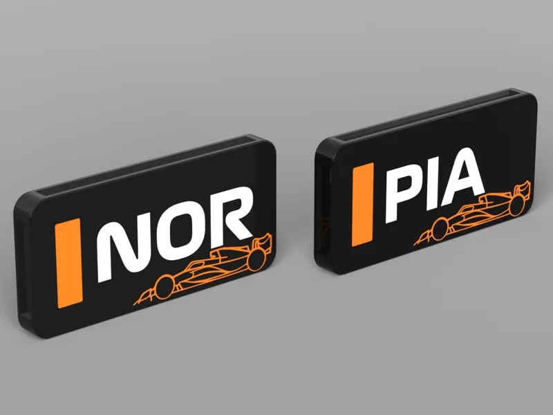 McLaren Display Pieces Formula 1