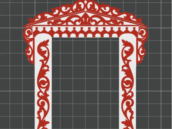 Russian window trim