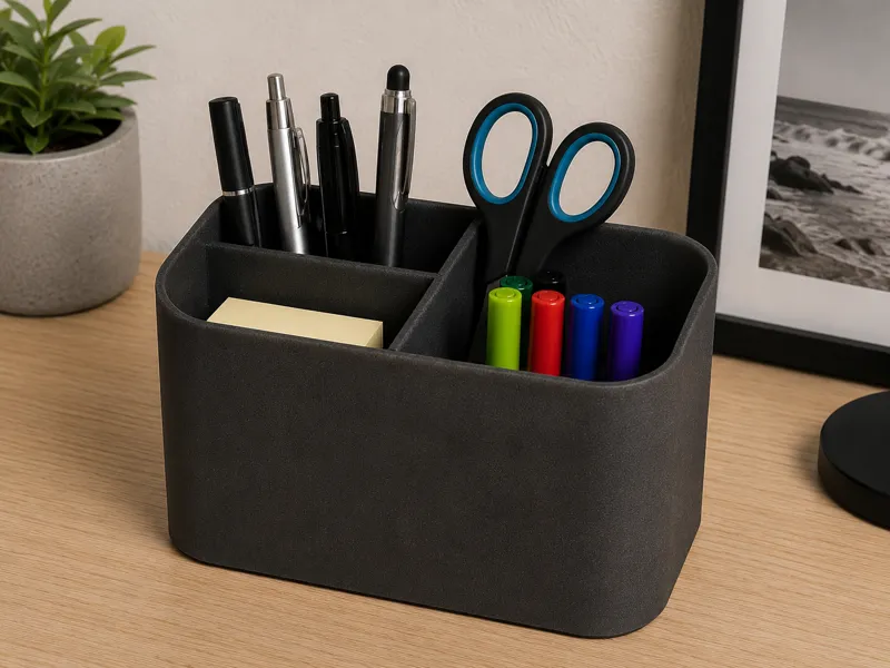 Schreibtisch Organizer mit 3 Abteilungen FuzzySkin