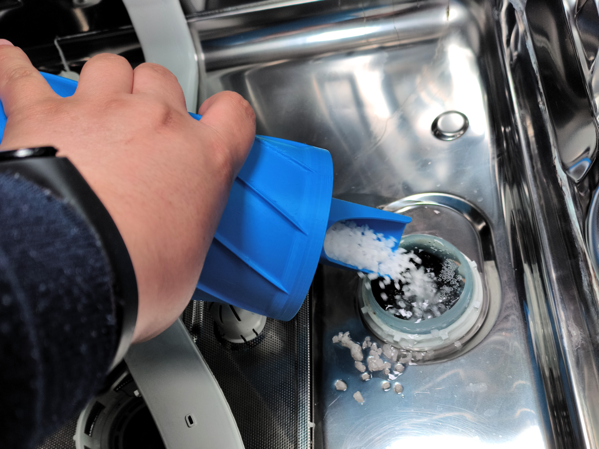 Contenedor Dispensador de Sales para Lavavajillas 