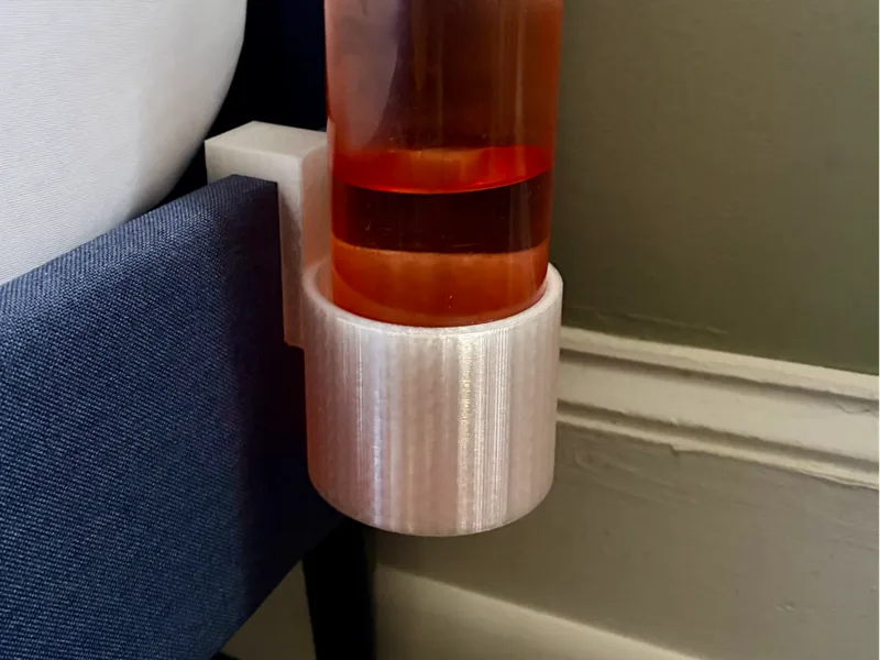 Bedframe Bottle Holder