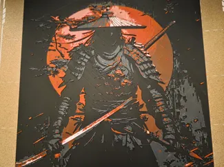 Samurai Warrior Hueforge